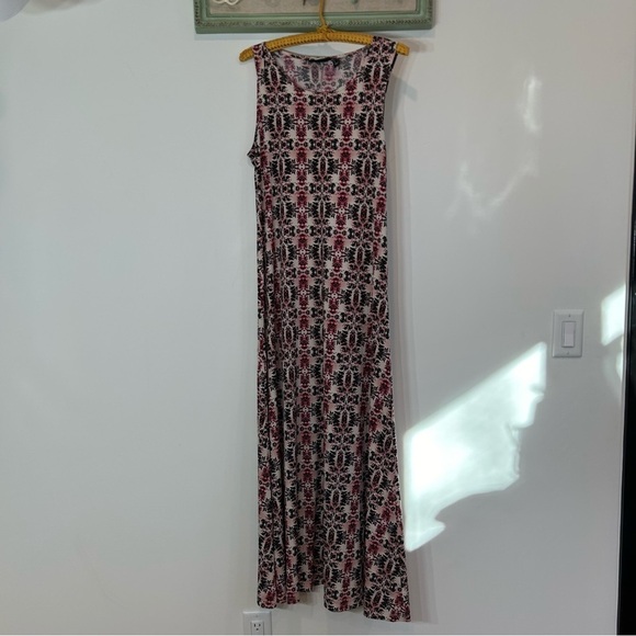 Vintage 90s Attitudes by Renee boho tank kaleidoscope maxi dress medium - Picture 2 of 5